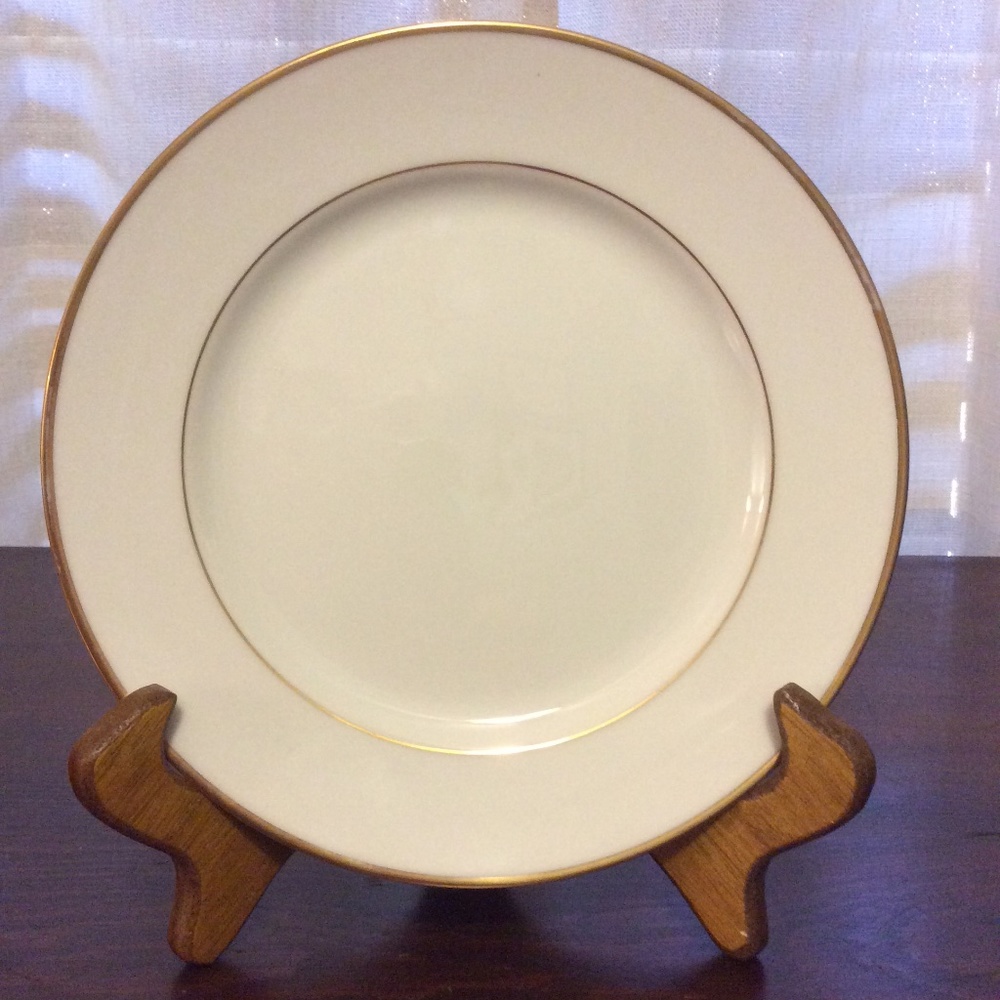 Gorham Hallmark Gold rimmed salad plate